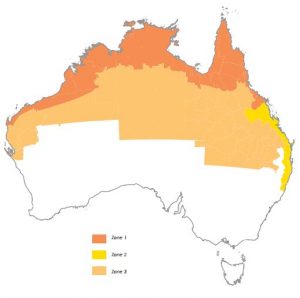 Hot Climate Zones 1, 2, 3