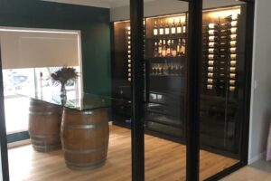 Hinged Door in Wine Cellar